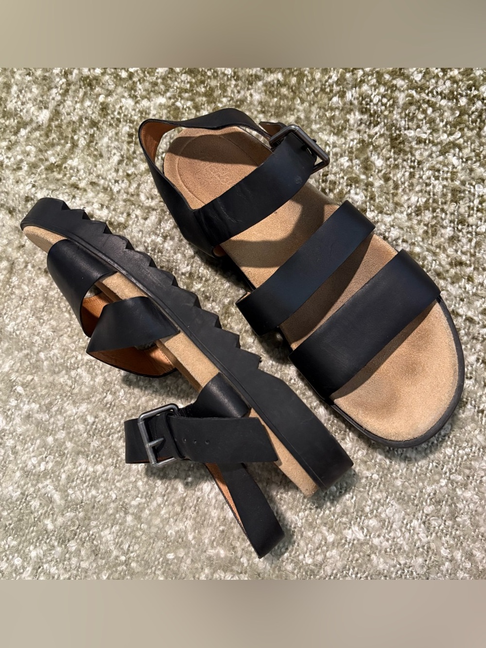 Madewell the Addie Sandal in True Black